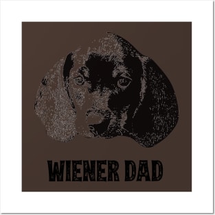 Wiener Dad Dachshund Posters and Art